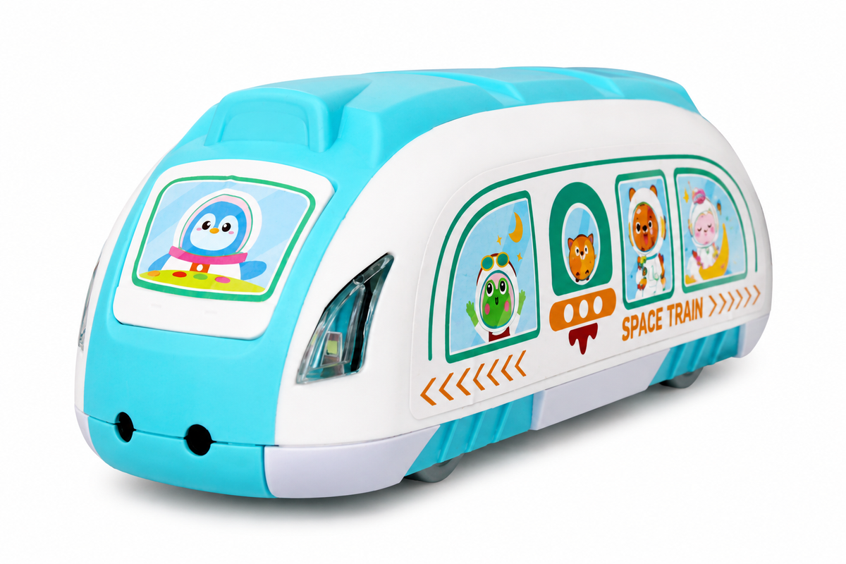 Sensor Bullet Train Toy for Kids | Automatic Forward & Reverse Movement | Musical Train with Lights | Battery Operated Toy Train for Boys & Girls Age 3+ Years