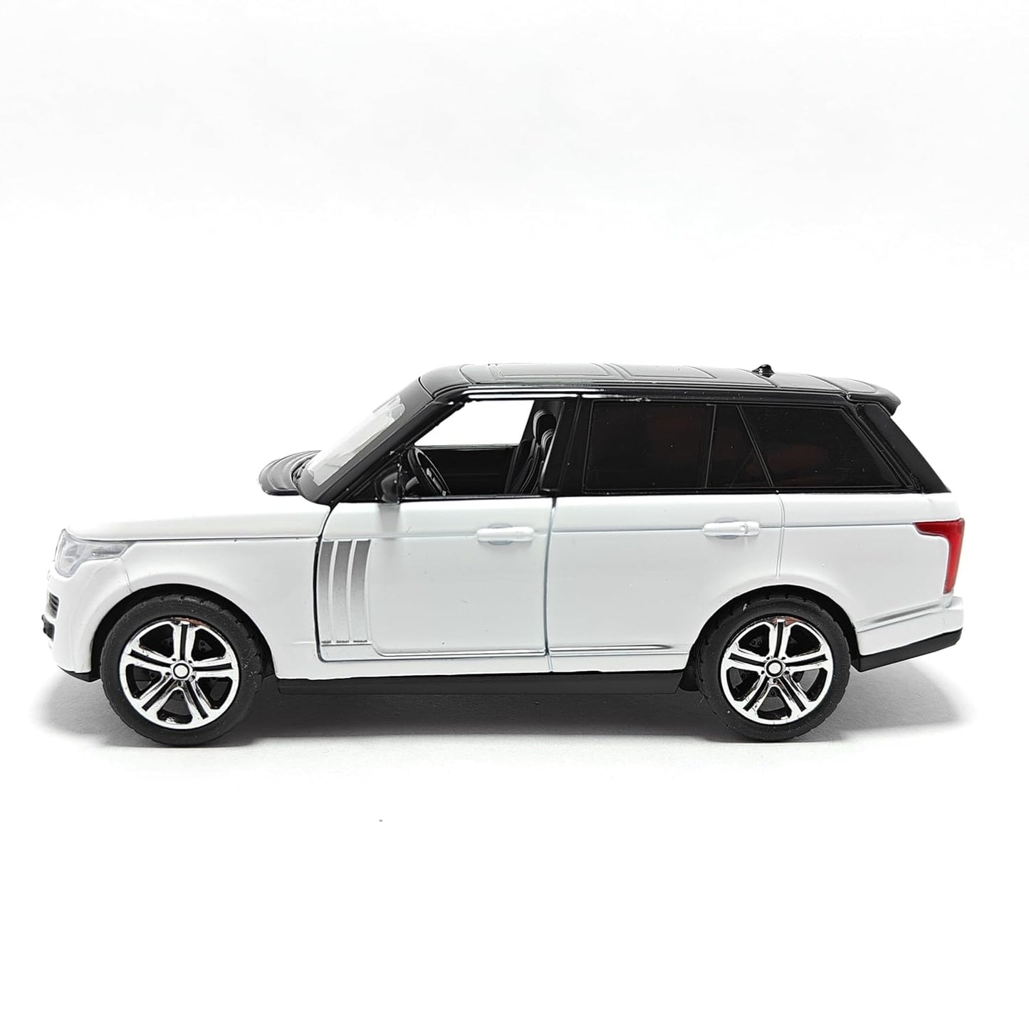 KLOOVY Range Rover SUV Metal Model Toy Car Big Size Diecast with Openable Doors Light Sound Pull Back Features