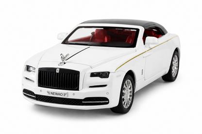 KLOOVY Rolls Royce Ghost Coupe 1:32 Scale Exclusive Alloy Metal Pull Back Die-cast Car Toy with Openable Doors & Light Music Boys Toys for Kids