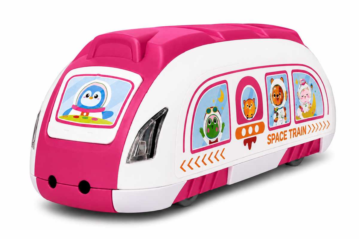Sensor Bullet Train Toy for Kids | Automatic Forward & Reverse Movement | Musical Train with Lights | Battery Operated Toy Train for Boys & Girls Age 3+ Years