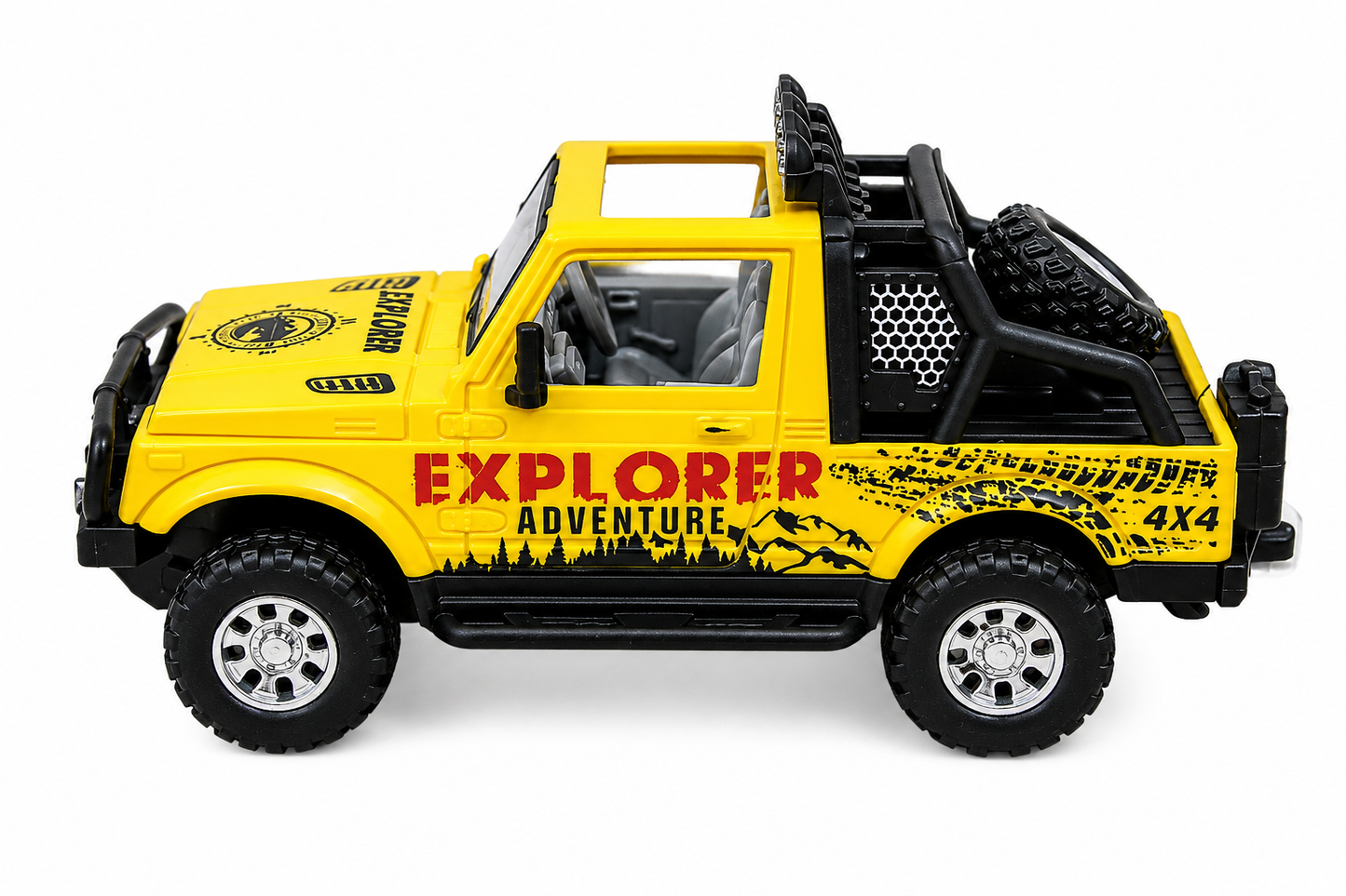 KLOOVY New Explorer Adventure Car For Kids, Pull Back Toys Action, Durable Quality