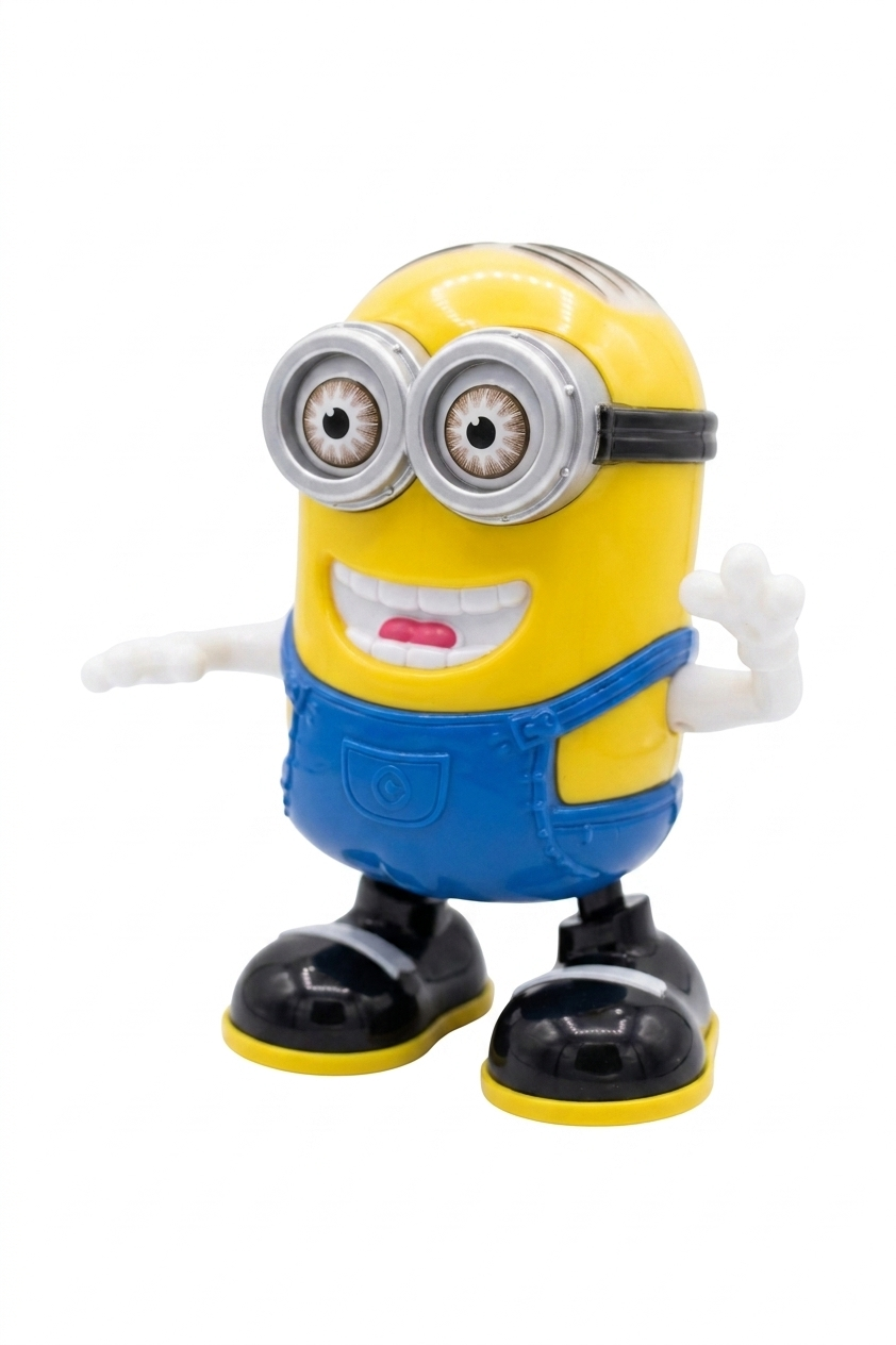 KLOOVY Musical Dancing Minion Toy for Kids – Interactive Walking Action Figure