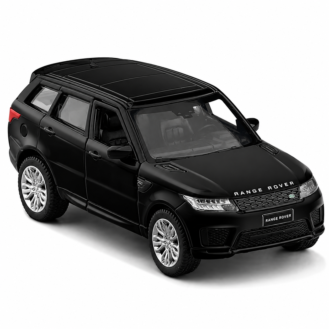 KLOOVY Range Rover SUV Metal Model Toy Car Big Size Diecast with Openable Doors Light Sound Pull Back Features