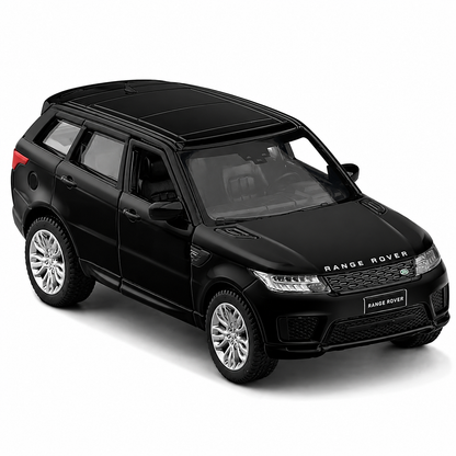 KLOOVY Range Rover SUV Metal Model Toy Car Big Size Diecast with Openable Doors Light Sound Pull Back Features