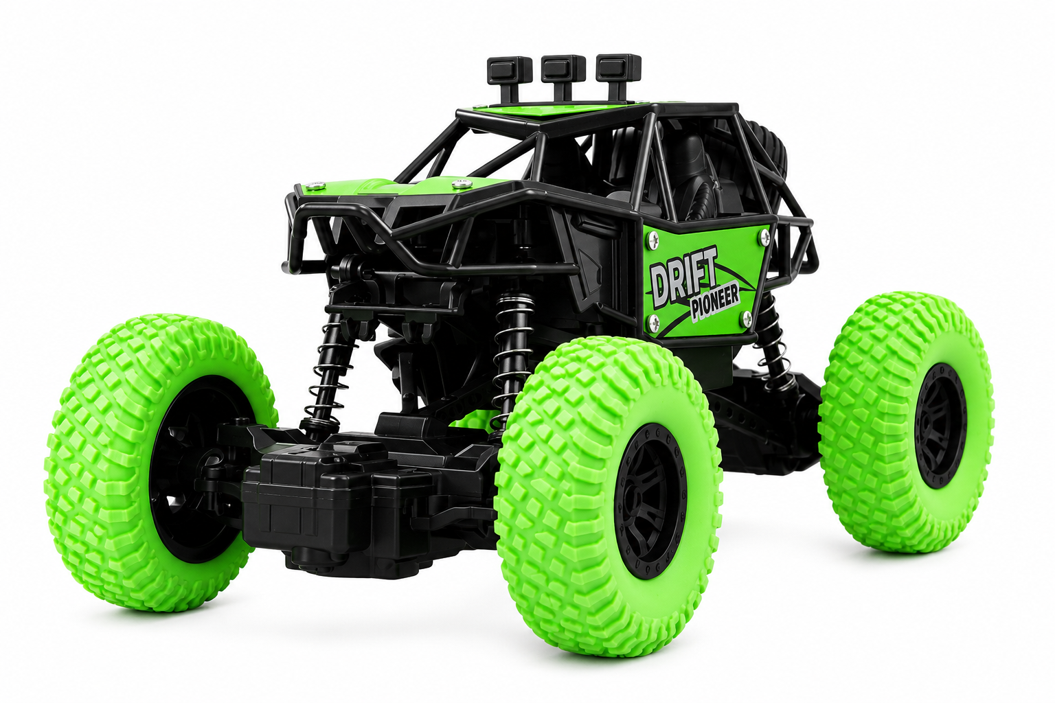 KLOOVY Rechargeable Remote Control Rock Crawler Car for Kids | 4x4 Off-Road RC Monster Truck with Smoke Mist Effect | 45° Climbing | High-Speed Toy Car for Boys & Girls 4+ Years