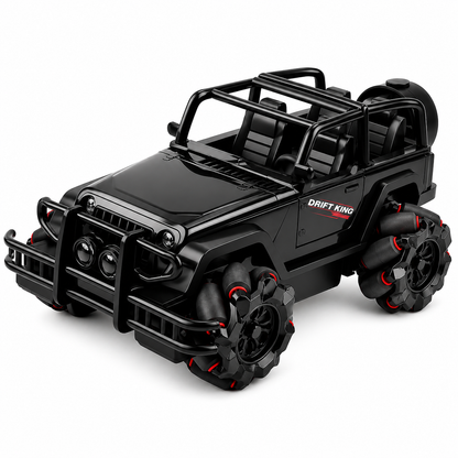 KLOOVY Drift King RC Drift Car for Kids | 2.4GHz Remote Control Sports Car | Rechargeable Battery | High Speed Racing & Drifting | USB Charging | LED Lights | Indoor & Outdoor Toy for Boys & Girls 6+ Years