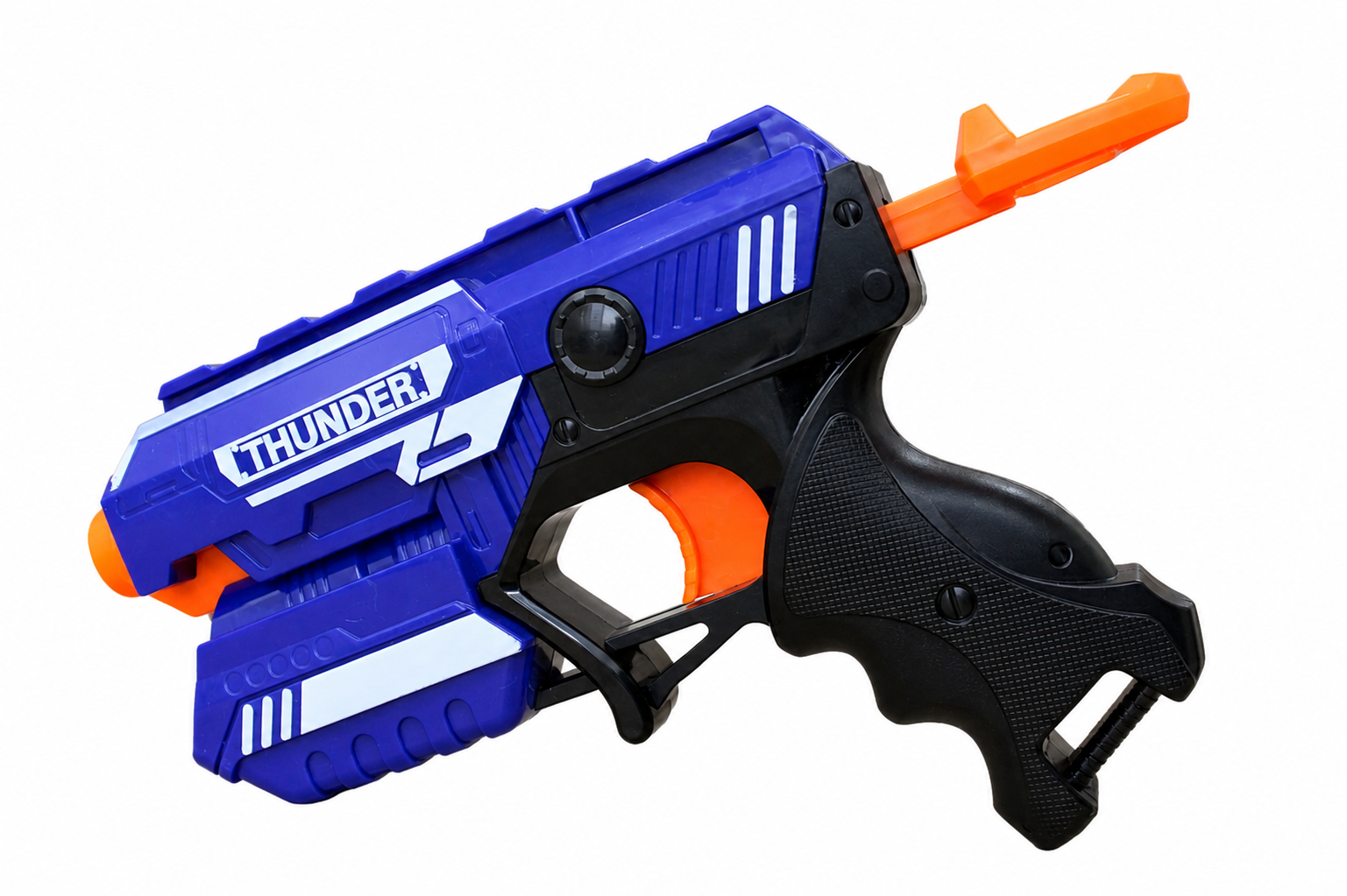 KLOOVY Blaze Storm Toy Gun with 5 Foam Bullets & 5 Suction Dart Bullets | Toy Gun for Kids | Fun Target Shooting Blaster Gun Toy | Blue | No Batteries Required