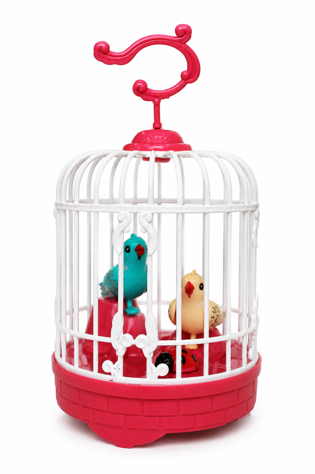 KLOOVY Realistic Bird Cage Toy – Chirps, Sings & Repeats What You Say