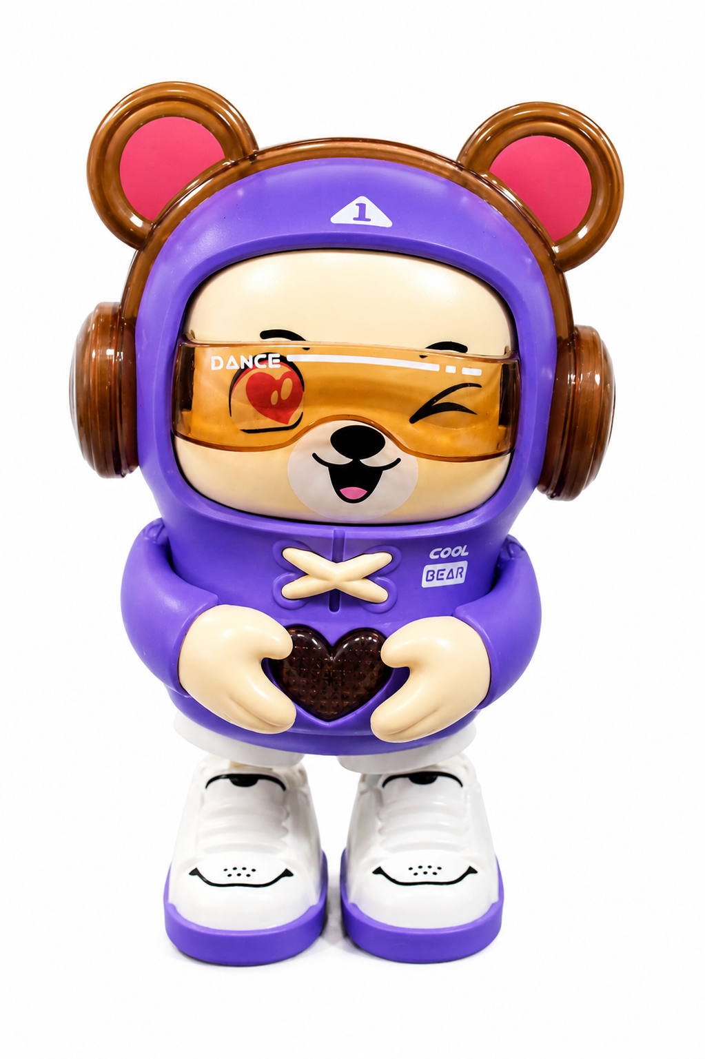 KLOOVY Dancing Bear Heart Bear Music / Dance / Light