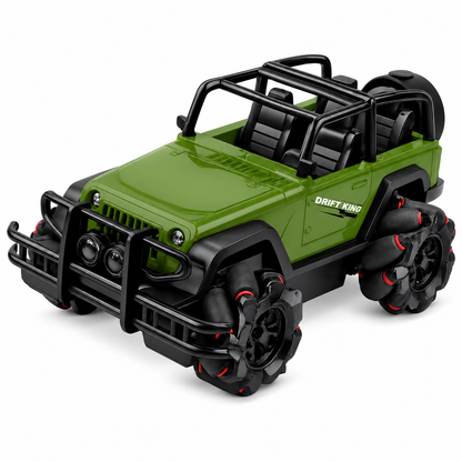 KLOOVY Drift King RC Drift Car for Kids | 2.4GHz Remote Control Sports Car | Rechargeable Battery | High Speed Racing & Drifting | USB Charging | LED Lights | Indoor & Outdoor Toy for Boys & Girls 6+ Years