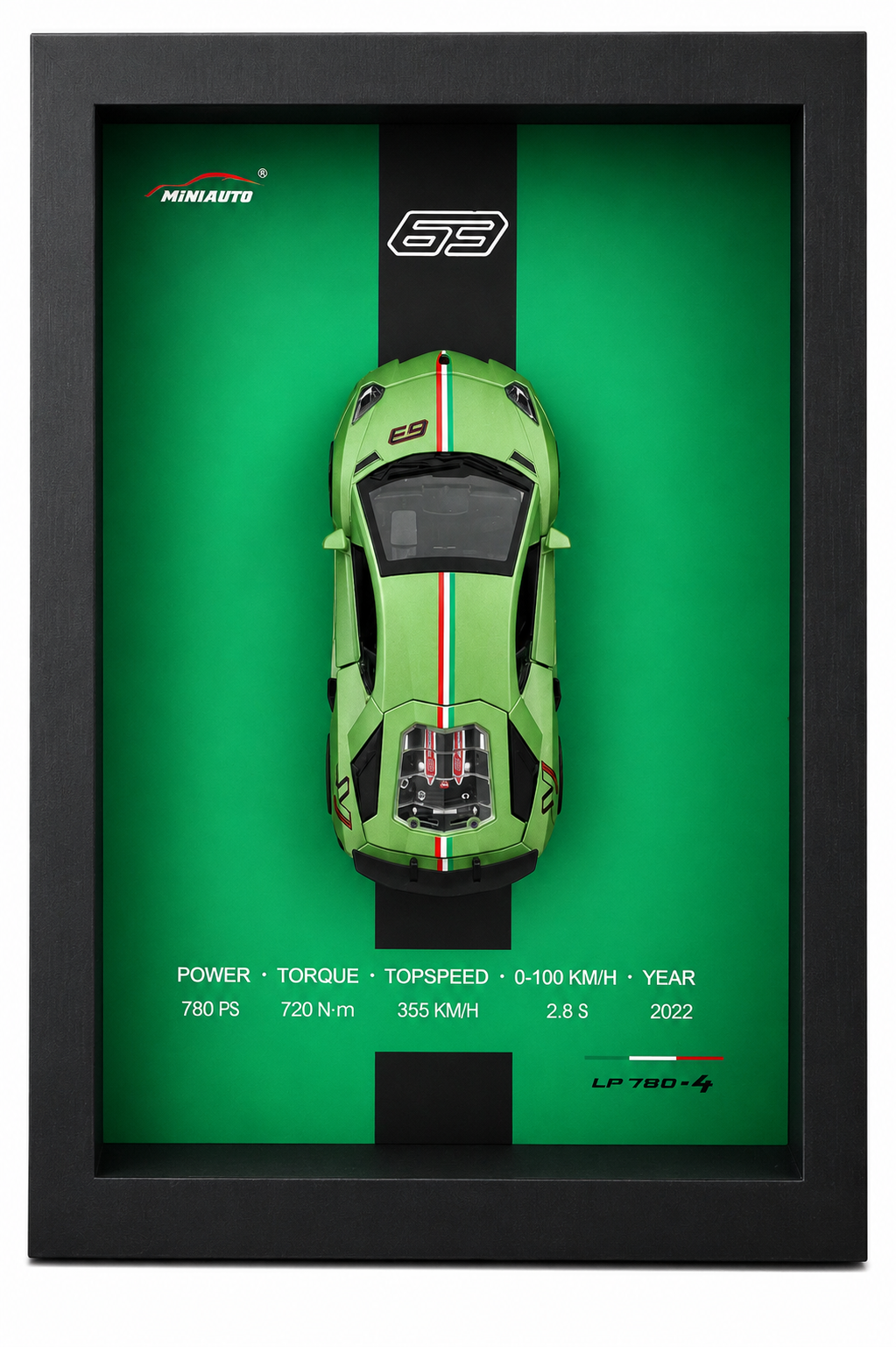 KLOOVY 3D Frame 1:32 Scale Lamborghini Aventador