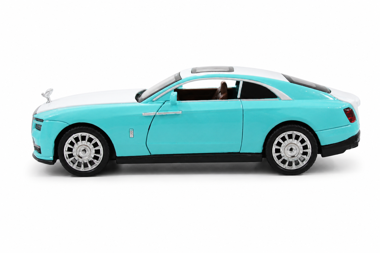KLOOVY Rolls Royce Ghost Coupe 1:32 Scale Exclusive Alloy Metal Pull Back Die-cast Car Toy with Openable Doors & Light Music Boys Toys for Kids