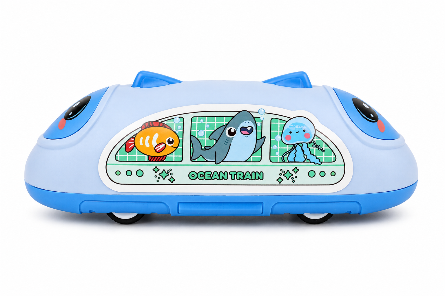 KLOOVY Double Back High Speed Rail Pull Back Train Toy for Kids | Gift for Boys & Girls 3+ Years
