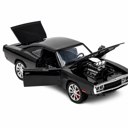 KLOOVY Dodge Charger Metal Car, Collectible Model, Scale 1:24