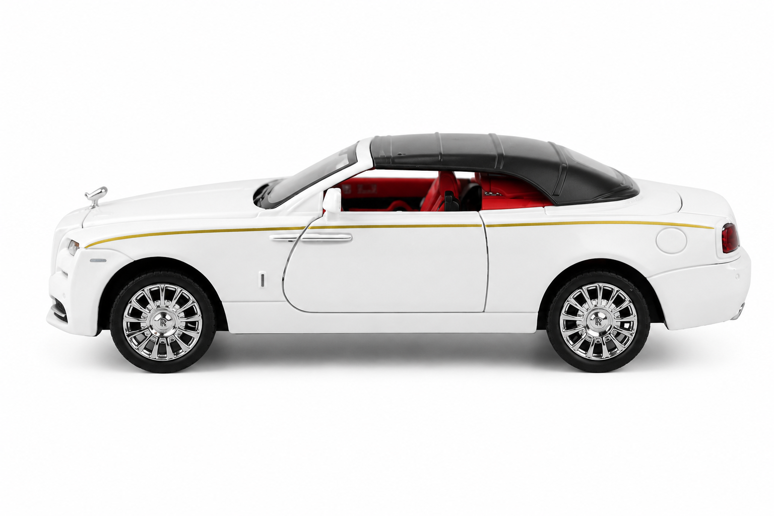 KLOOVY Rolls Royce Ghost Coupe 1:32 Scale Exclusive Alloy Metal Pull Back Die-cast Car Toy with Openable Doors & Light Music Boys Toys for Kids