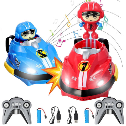 KLOOVY RC Go Kart Bumper Cars – Exciting 2-Player Battle Racing Fun!