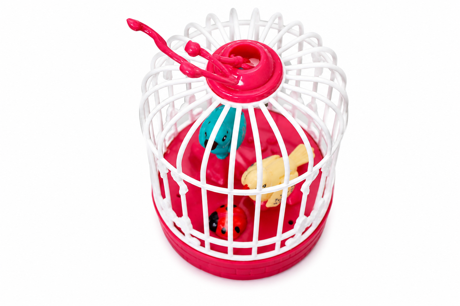 KLOOVY Realistic Bird Cage Toy – Chirps, Sings & Repeats What You Say