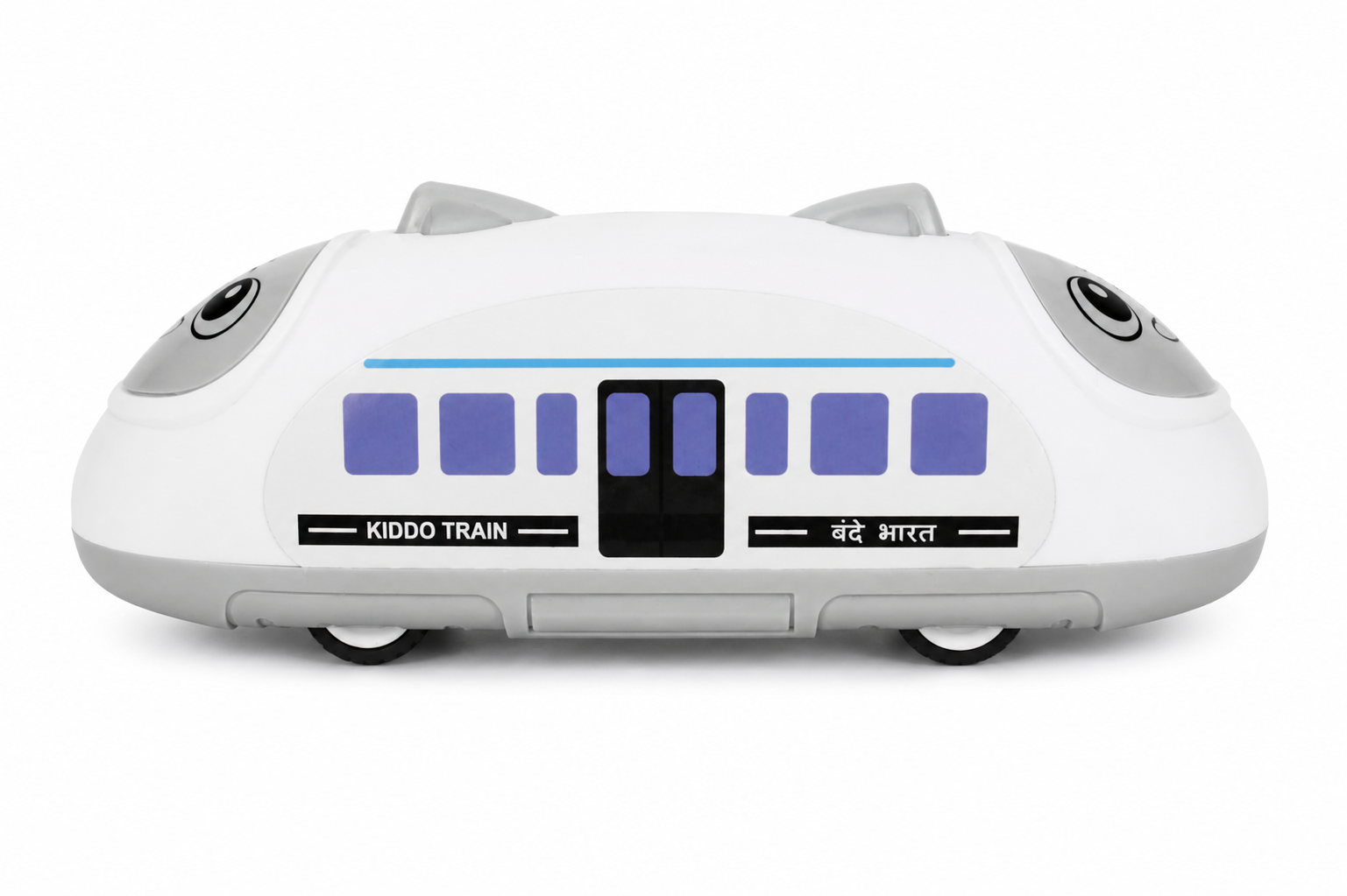 KLOOVY Double Back High Speed Rail Pull Back Train Toy for Kids | Gift for Boys & Girls 3+ Years