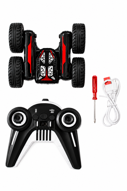 KLOOVY RC Stunt Car 360° Double Sided Flip Remote Controls Car with LED Lights