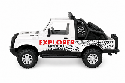 KLOOVY New Explorer Adventure Car For Kids, Pull Back Toys Action, Durable Quality