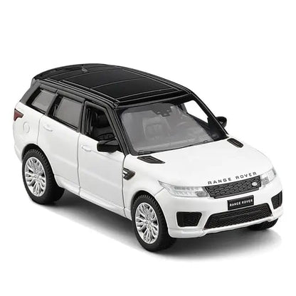 KLOOVY Range Rover SUV Metal Model Toy Car Big Size Diecast with Openable Doors Light Sound Pull Back Features