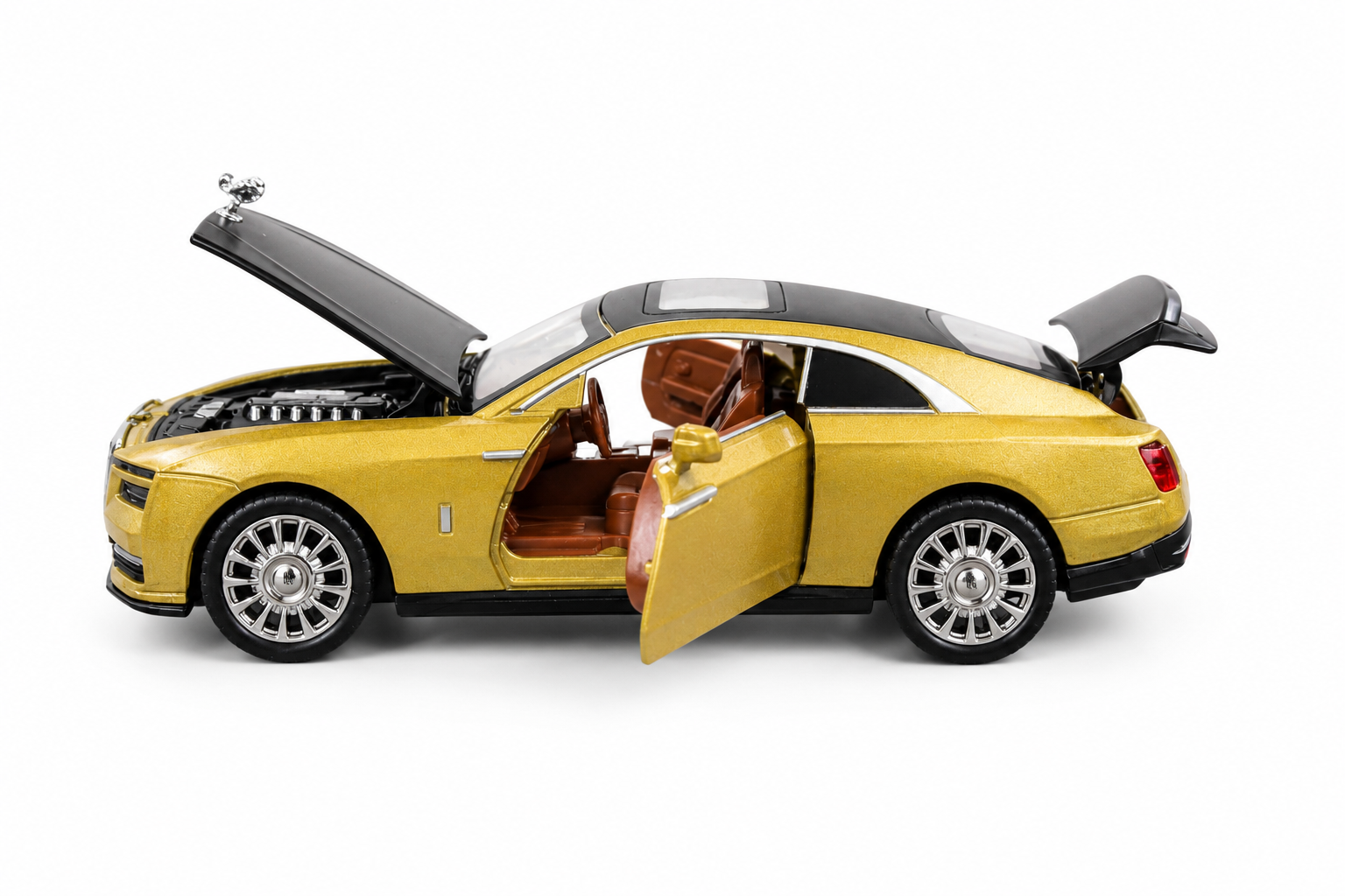 KLOOVY Rolls Royce Dawn 1:32 Scale Exclusive Alloy Metal Pull Back Die-cast Car Toy with Openable Doors & Light Music Boys Toys for Kids
