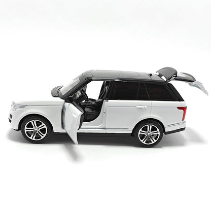 KLOOVY Range Rover SUV Metal Model Toy Car Big Size Diecast with Openable Doors Light Sound Pull Back Features