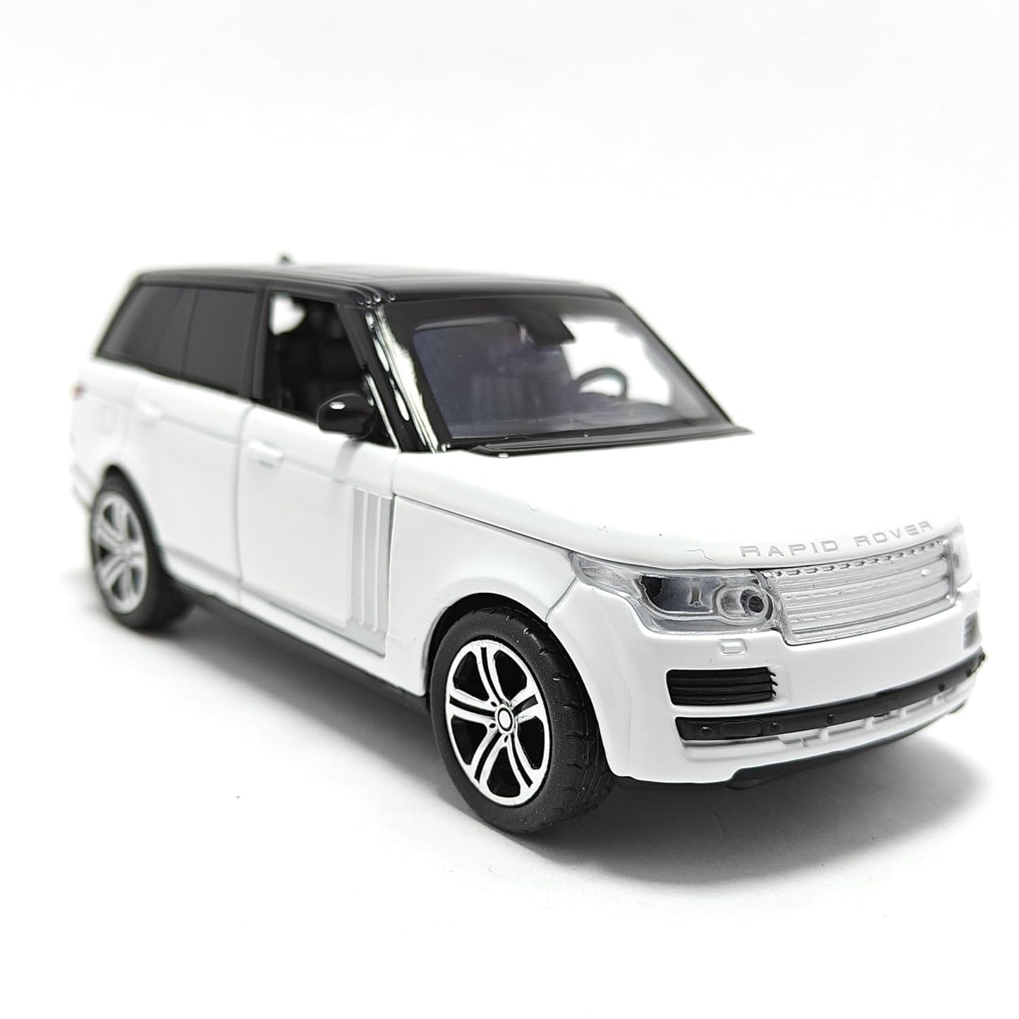 KLOOVY Range Rover SUV Metal Model Toy Car Big Size Diecast with Openable Doors Light Sound Pull Back Features