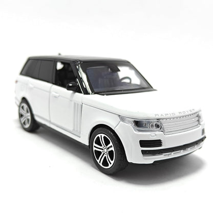 KLOOVY Range Rover SUV Metal Model Toy Car Big Size Diecast with Openable Doors Light Sound Pull Back Features