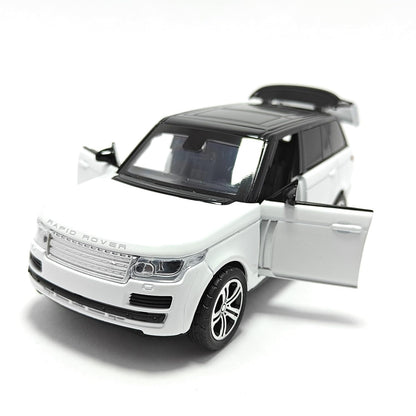 KLOOVY Range Rover SUV Metal Model Toy Car Big Size Diecast with Openable Doors Light Sound Pull Back Features