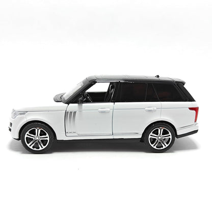 KLOOVY Range Rover SUV Metal Model Toy Car Big Size Diecast with Openable Doors Light Sound Pull Back Features