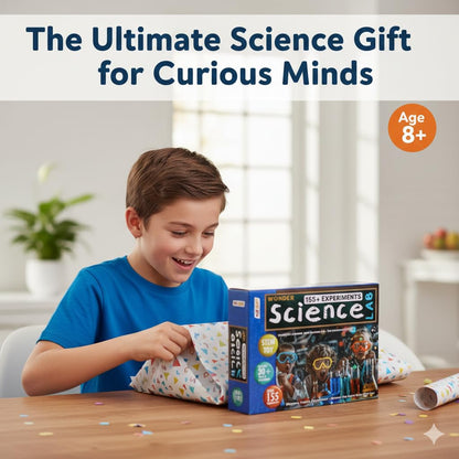KLOOVY Wonder Science Lab Experiment Kit | 155+ Science Experiments | Age 8+ Years